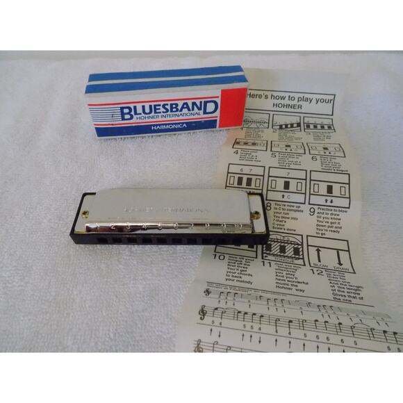 Bluesband Hohner International Harmonica Key of C NEW - Picture 1 of 3